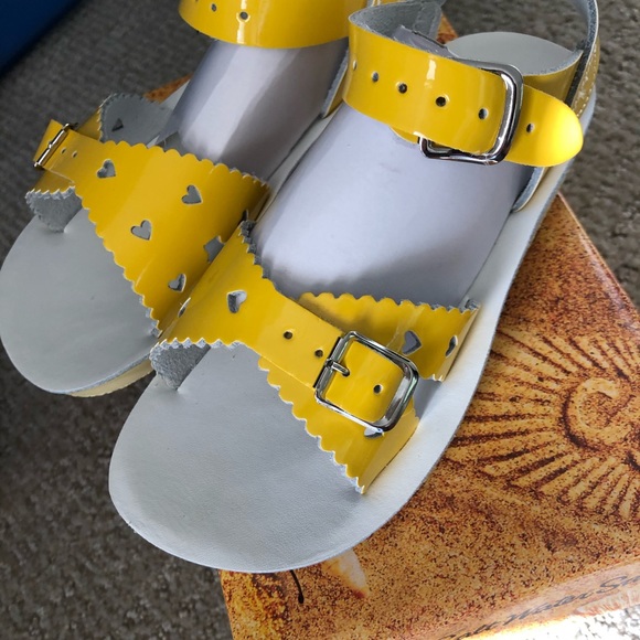 sun sand salt water sandals Other - Salt water sandals. Yellow sweetheart